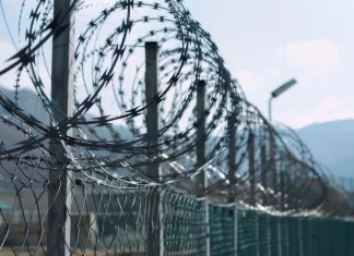 A migrant processing centers set up in Albania